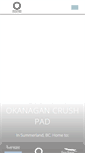 Mobile Screenshot of okanagancrushpad.com